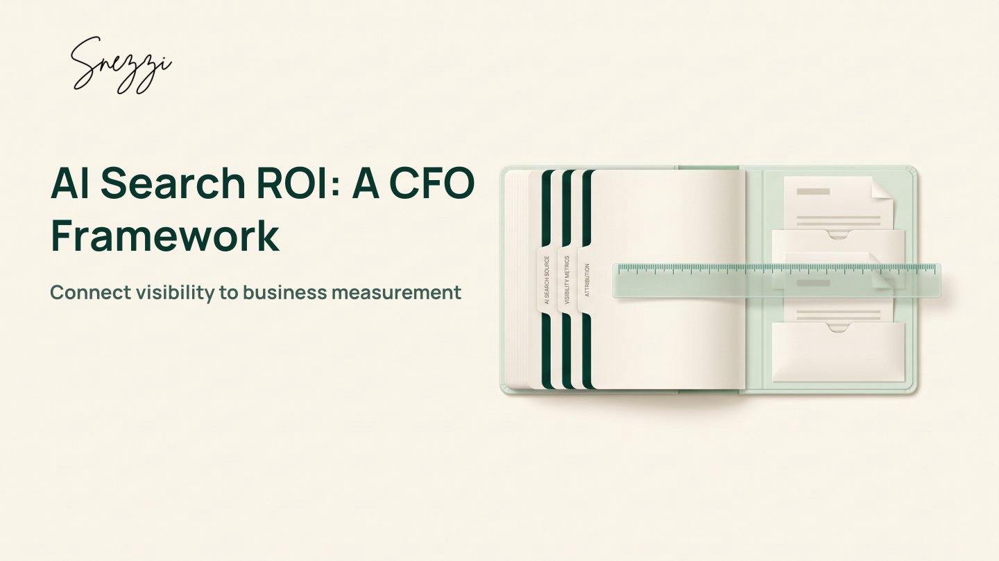 Attribute ROI to AI Search Visibility: A CFO Framework