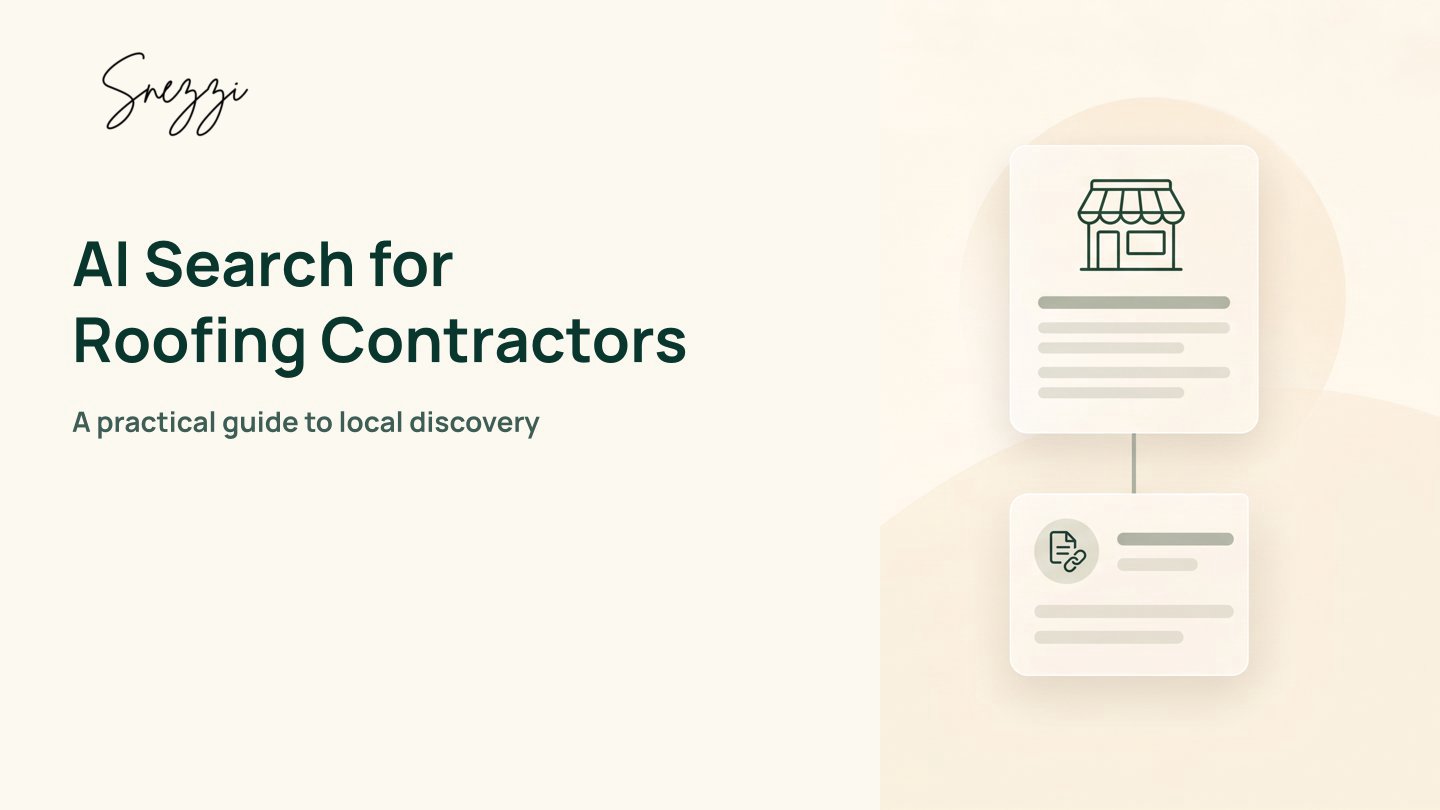 Roofing Contractor AI Search Playbook