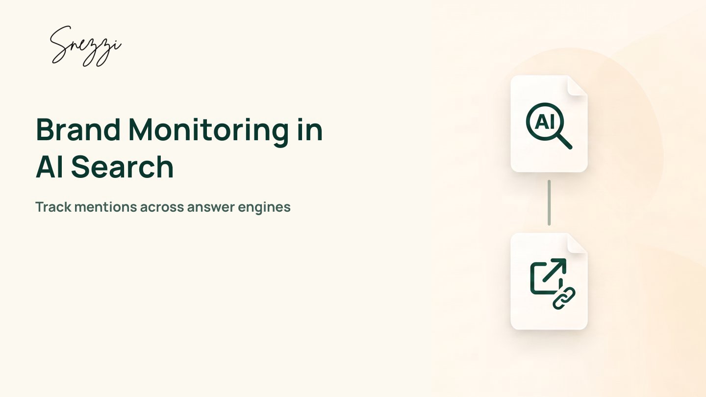 AI Brand Monitoring: How to Track Your Brand Across ChatGPT, Gemini and Perplexity