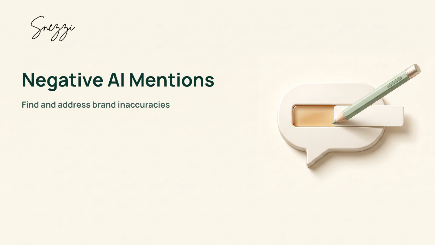 How to Do Negative AI Mentions Remediation