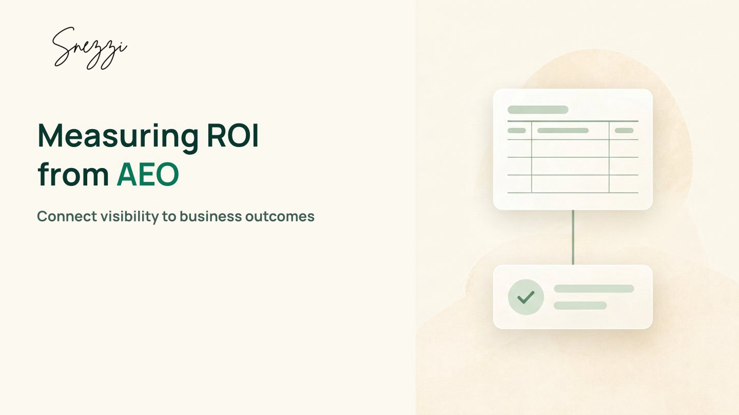 How to Measure the ROI of AEO in 2026