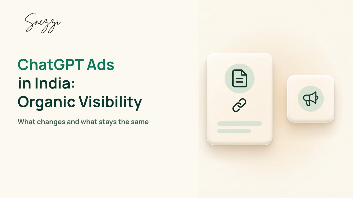 ChatGPT Ads India: What Changes and What Stays the Same for Organic Visibility