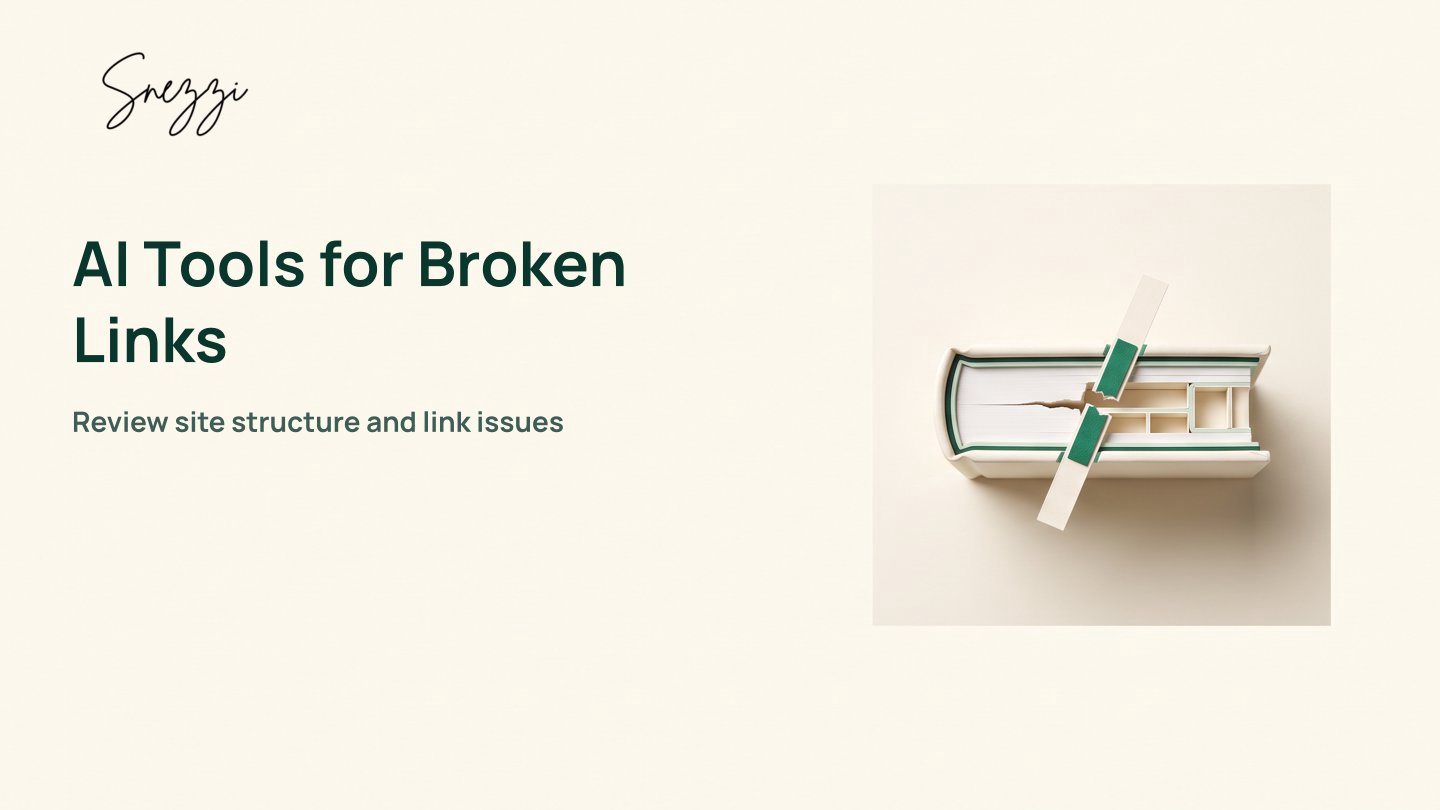 Top AI Tools for Broken Links & Structure Issues