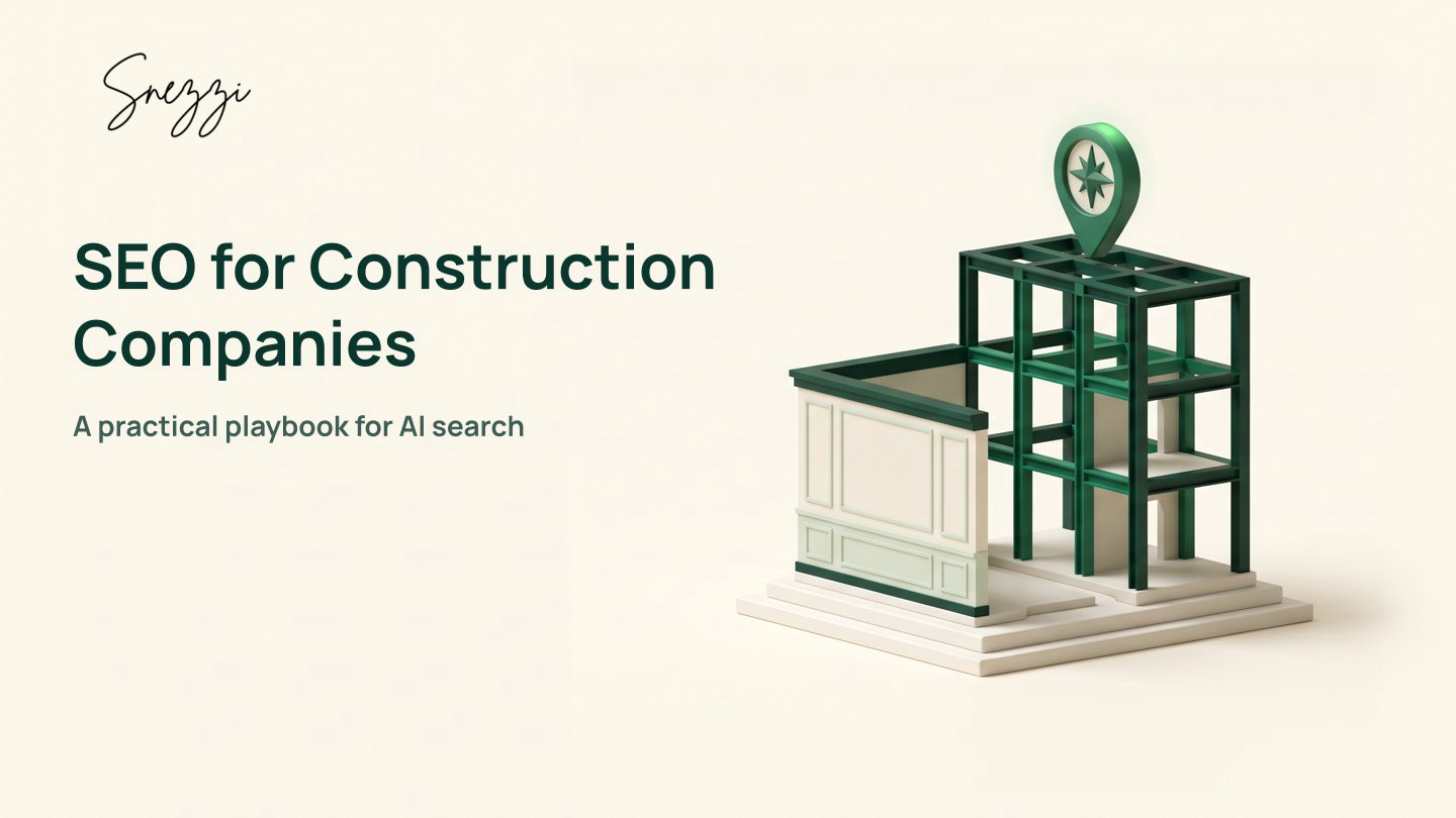 SEO For Construction Companies The 2026 Playbook