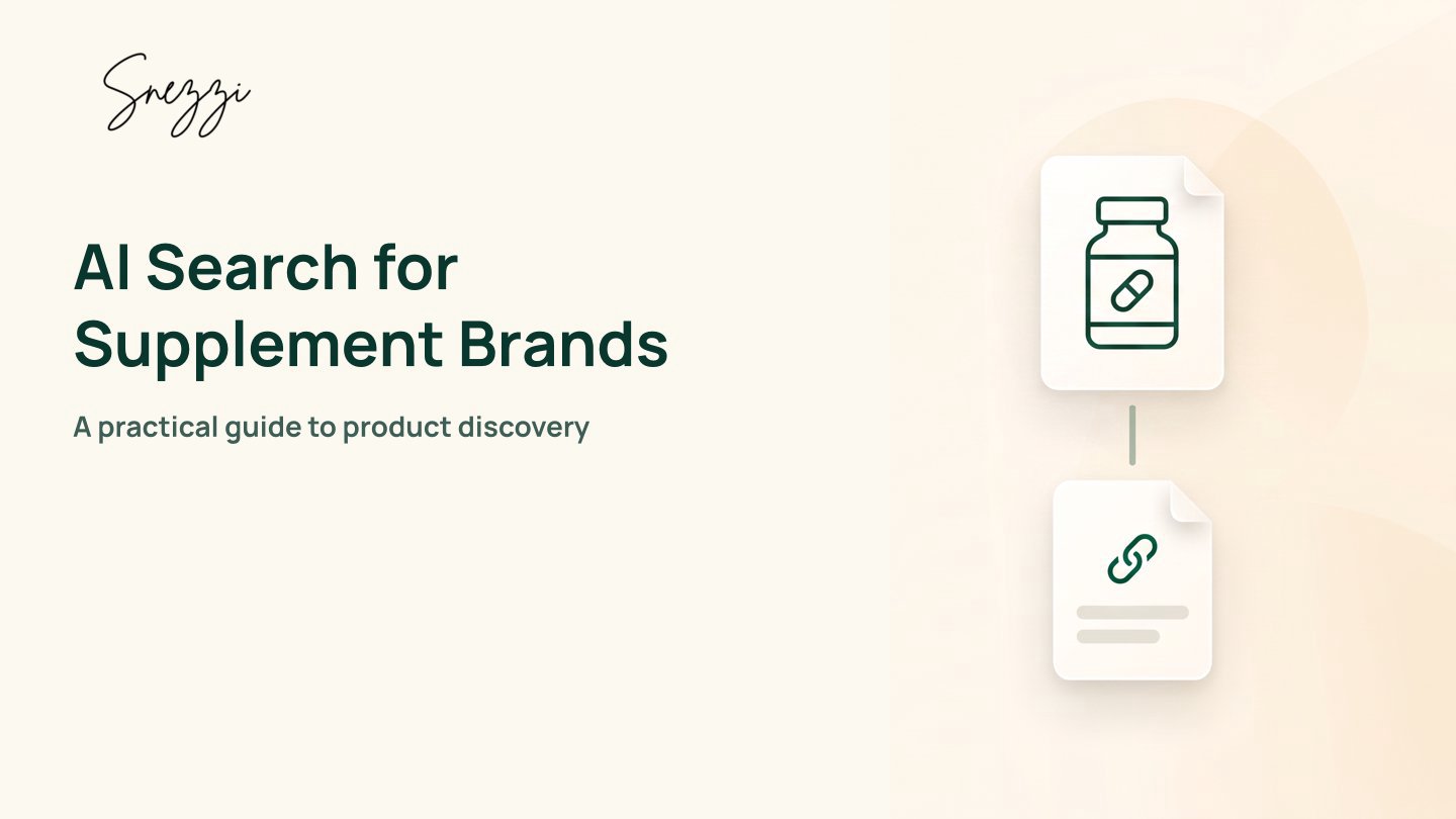 AI Search Optimization for DTC Supplement Brands: The Practical Playbook