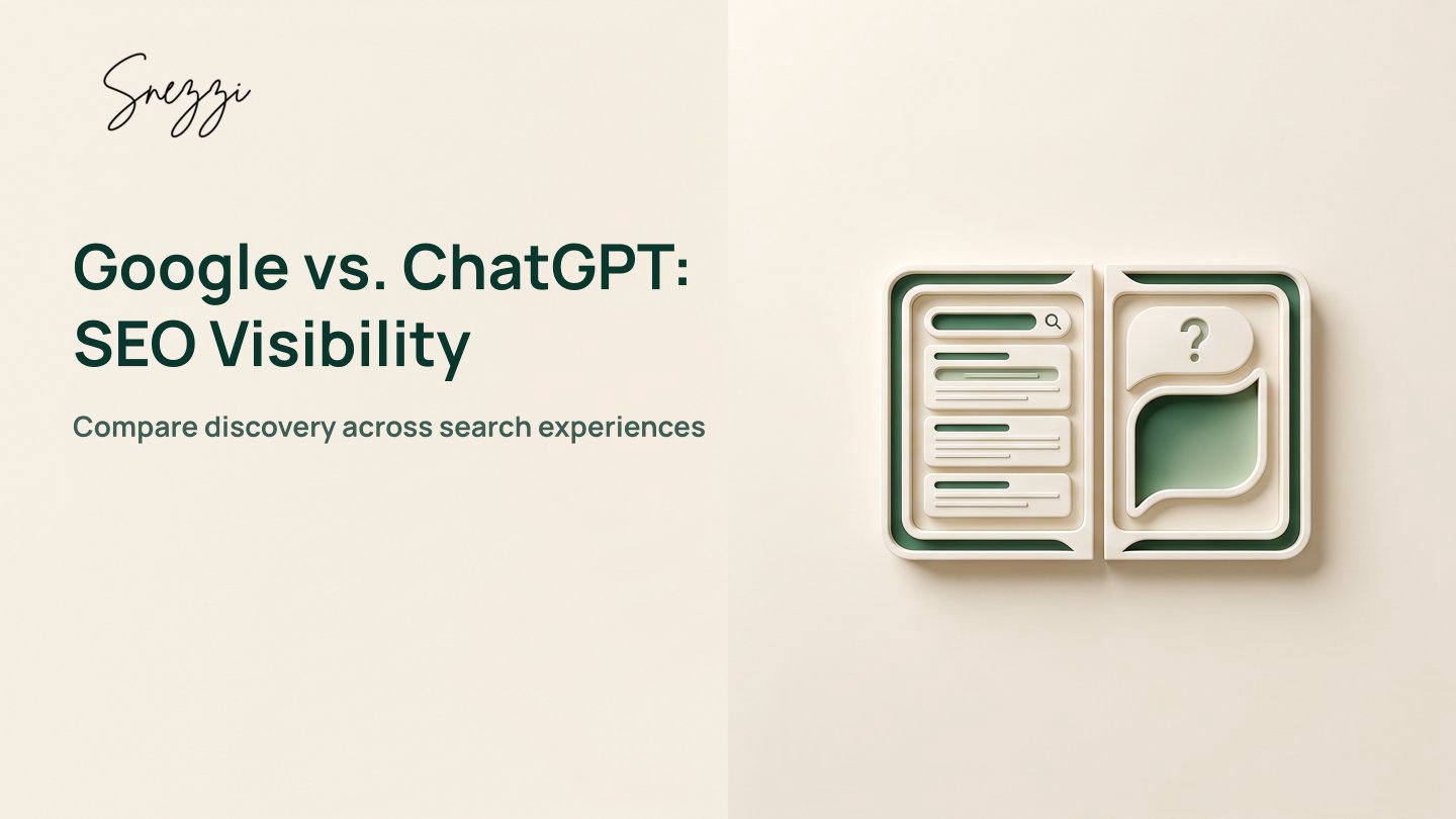Google vs ChatGPT: Compare SEO Visibility in Minutes