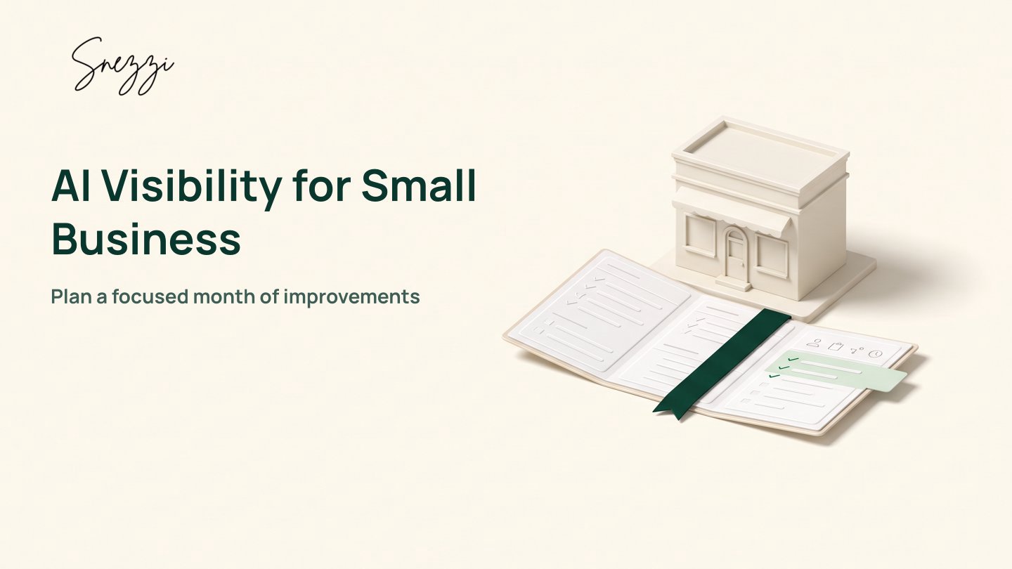 AI Visibility for Small Businesses: 30-Day Wins