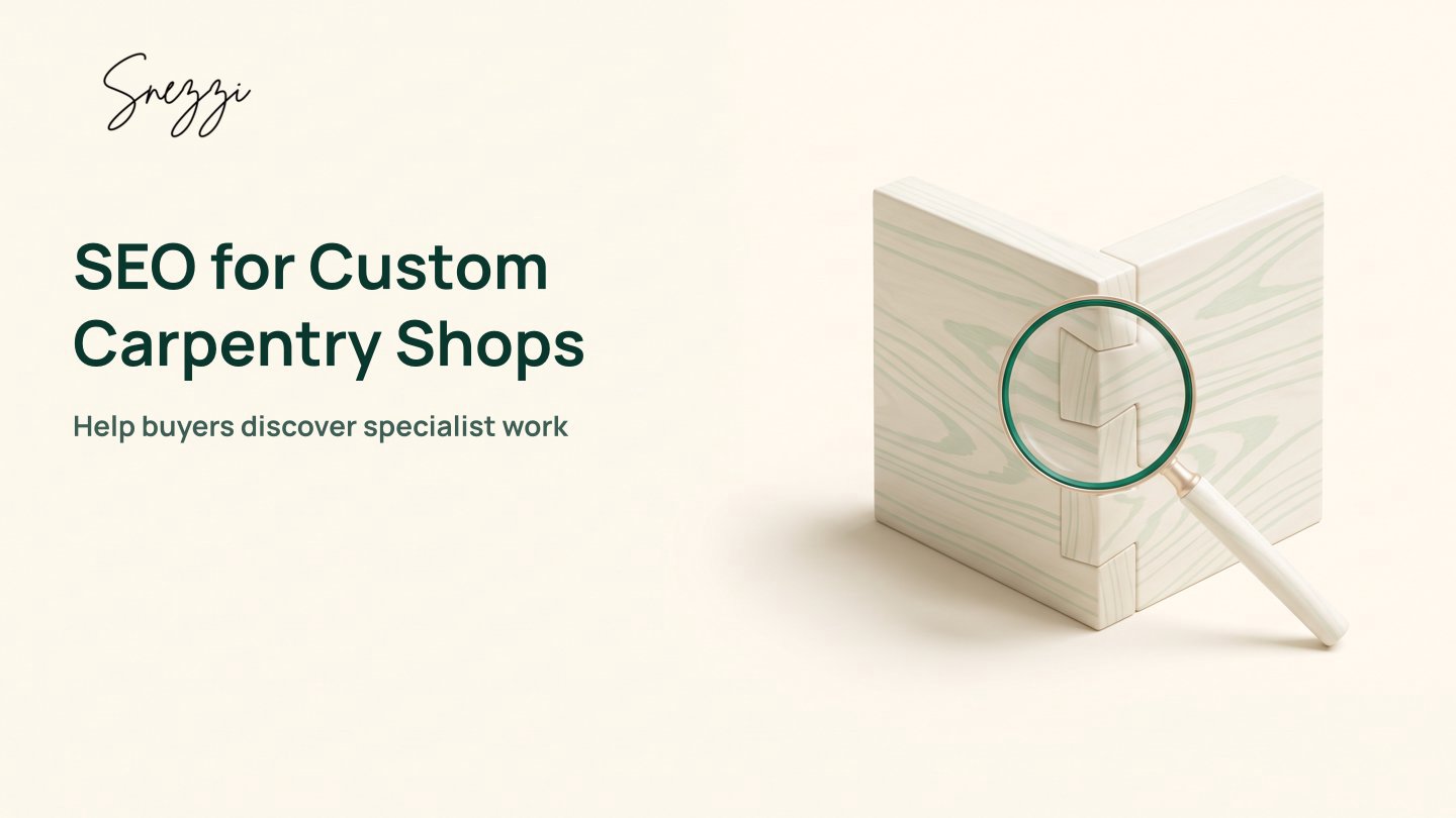 Custom Carpentry SEO How Specialty Shops Get Cited By AI