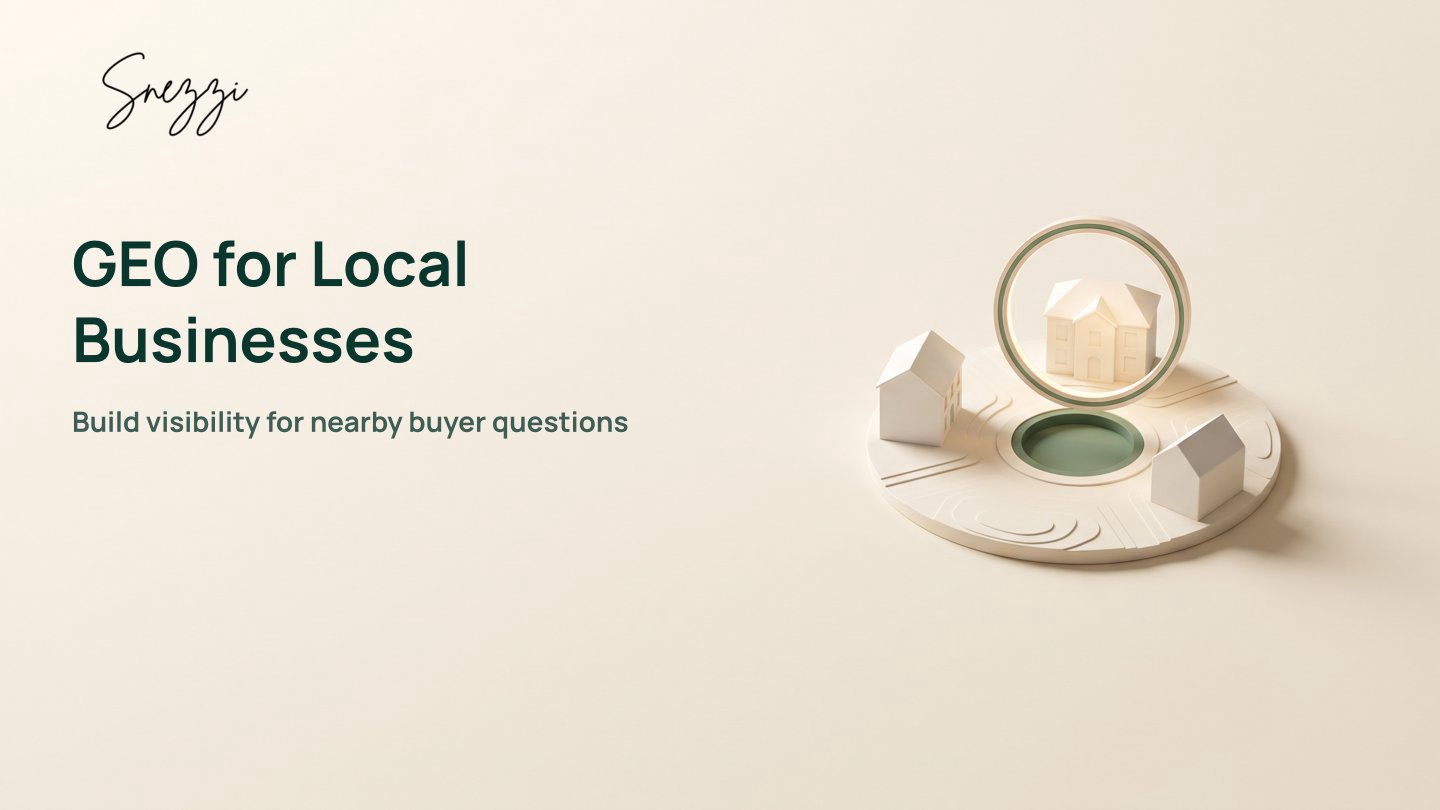 GEO for Local Businesses: Win ''Near Me'' AI Answers