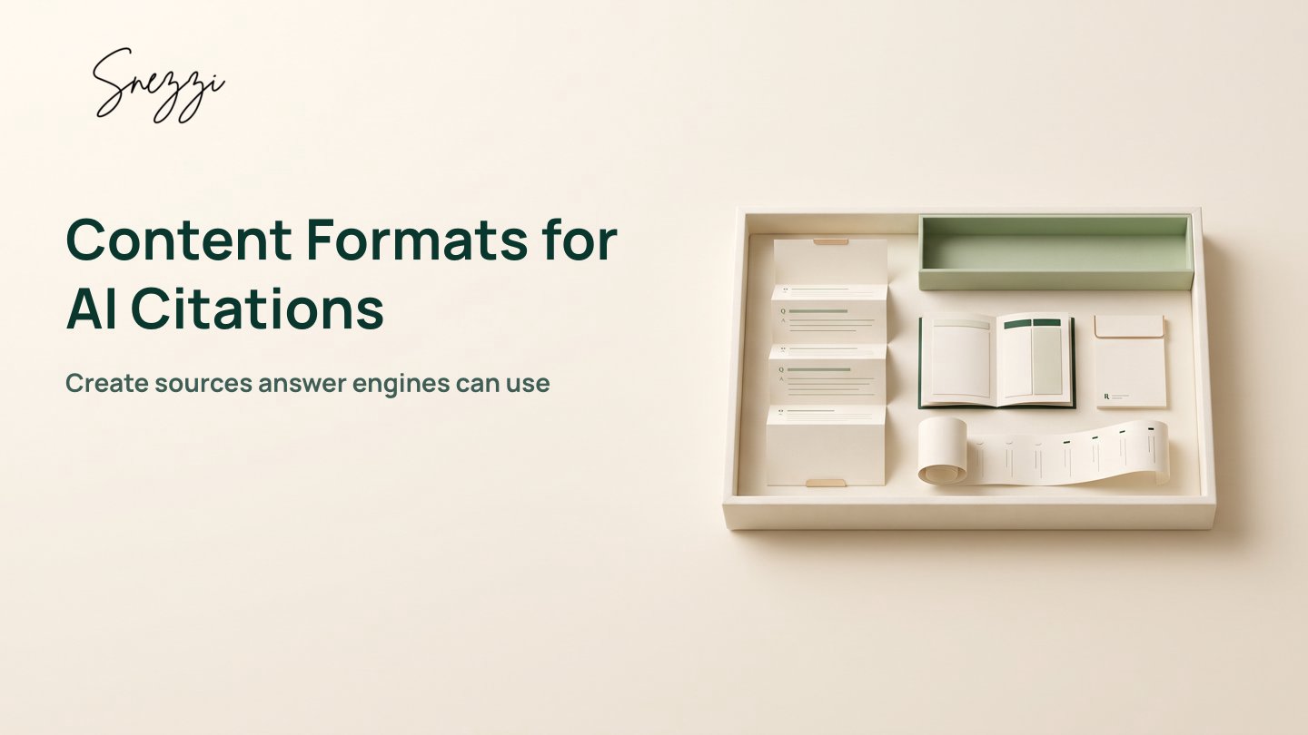 7 Content Formats That Get Cited by ChatGPT & AI Engines in 2026