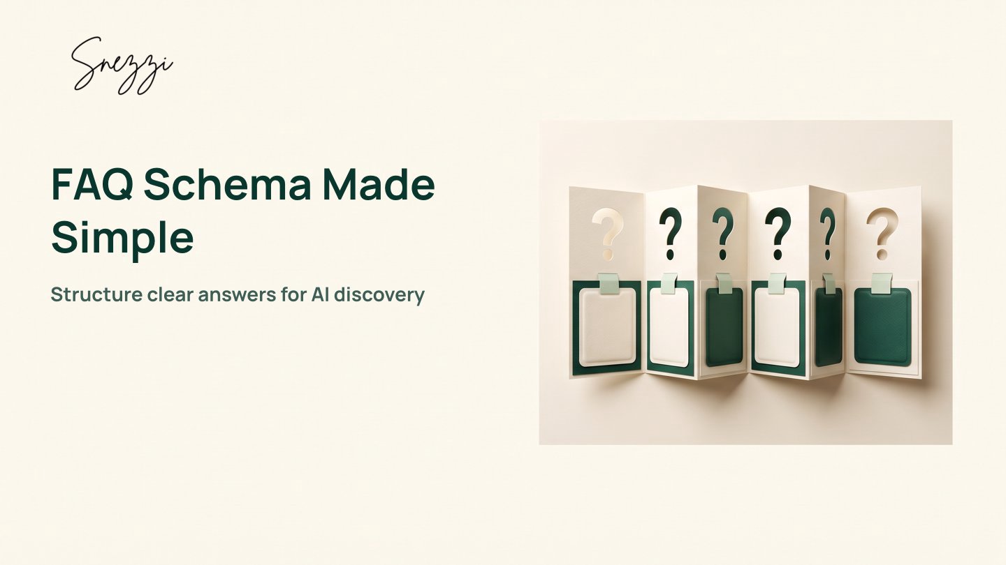 FAQ Schema Made Easy: Boost AI Discovery of Your Answers