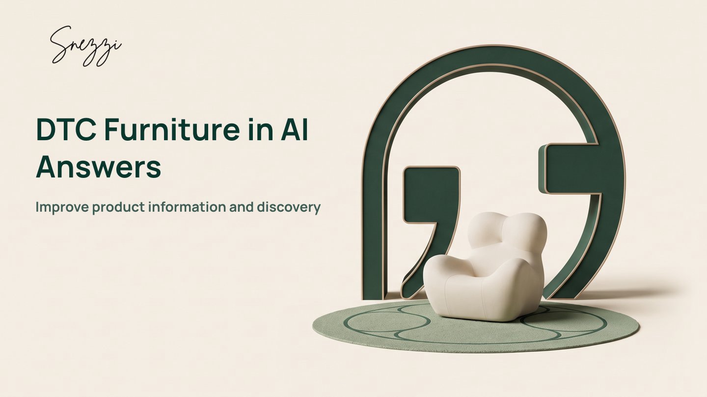 How DTC Furniture Brands Get Cited in AI Answers