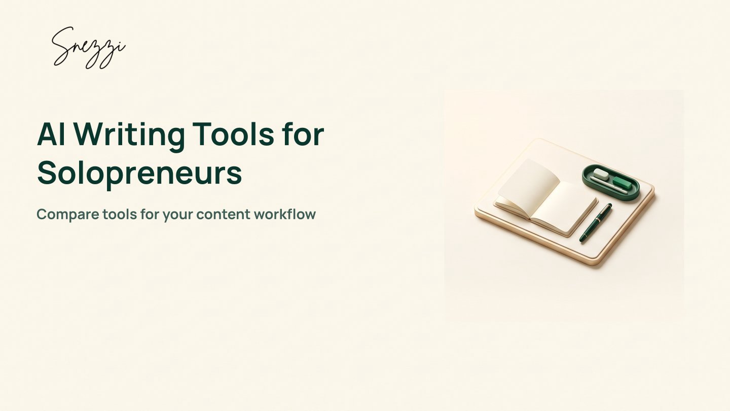 Best AI Writing Tools for Solopreneurs 2026: Save 6+ Hours Per Week