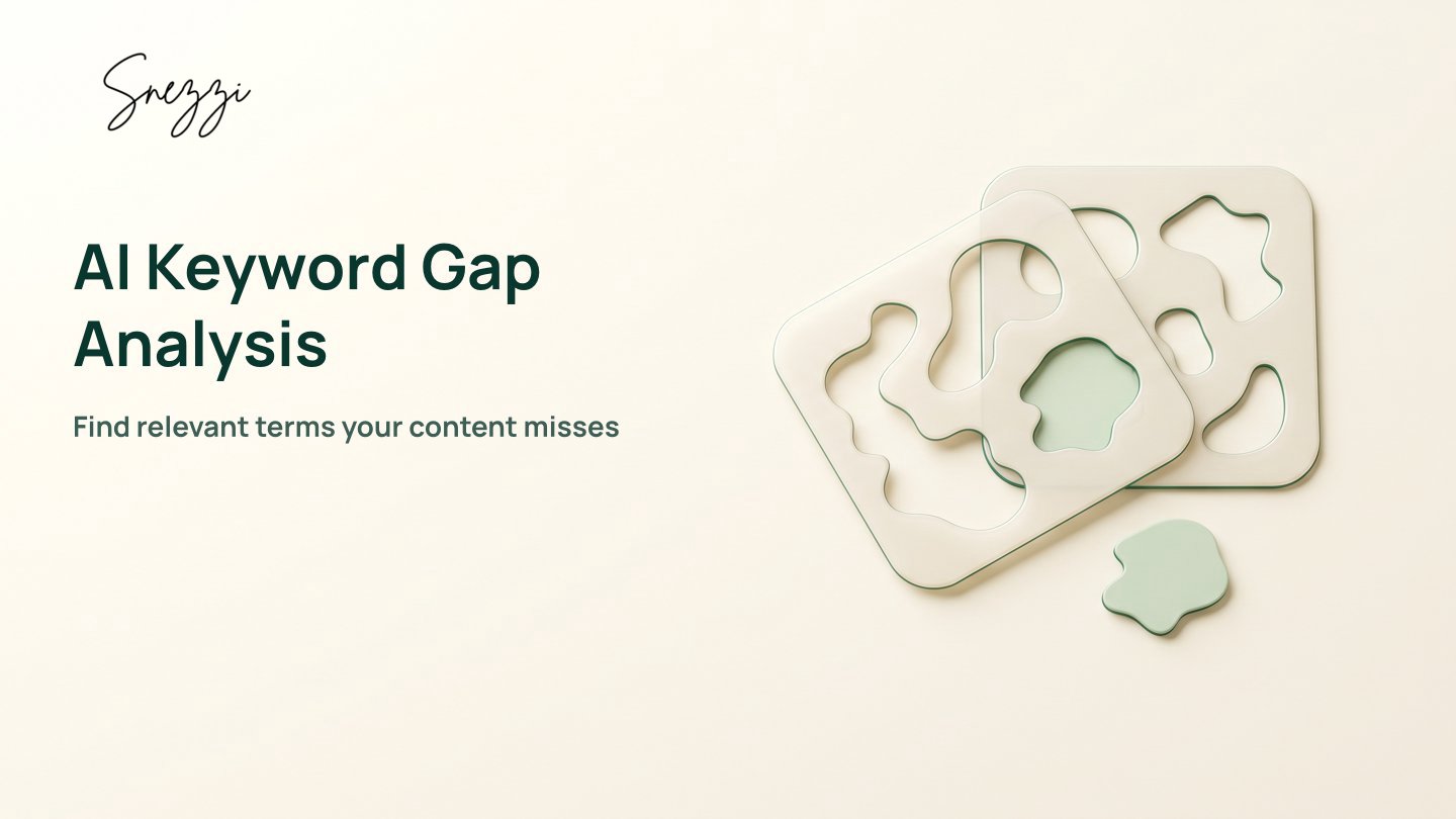 AI-Powered Keyword Gap Analysis: Find Missing Terms