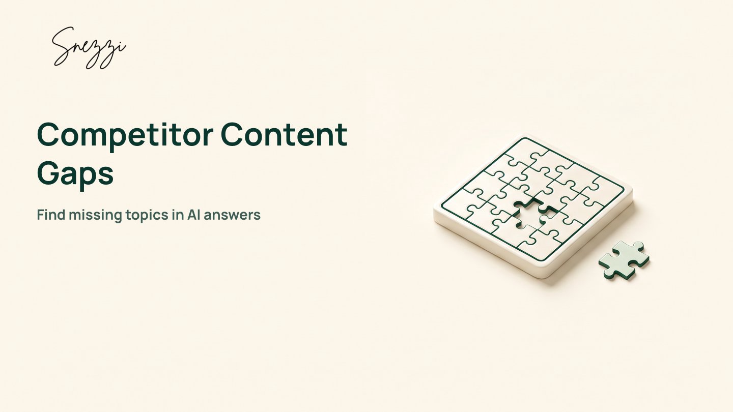 Find Missing Competitor Topics in AI Search Results