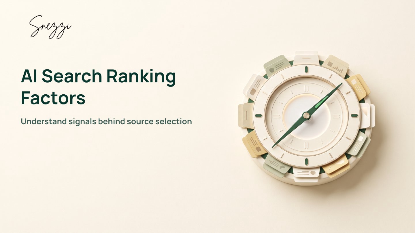 AI Search Ranking Factors: 12 Signals Driving Citations