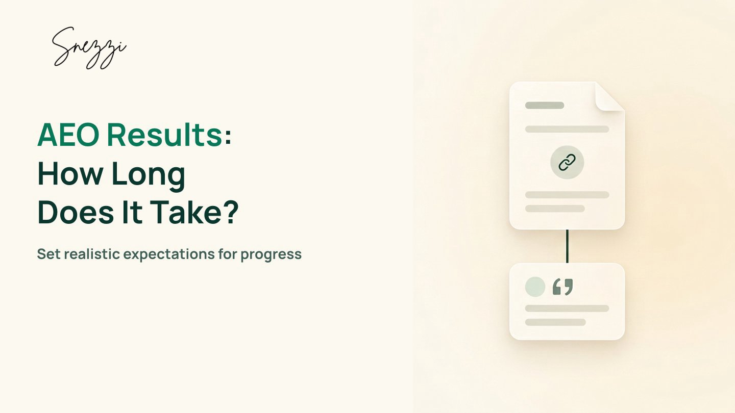 How Long Does Answer Engine Optimization Take to Show Results in 2026