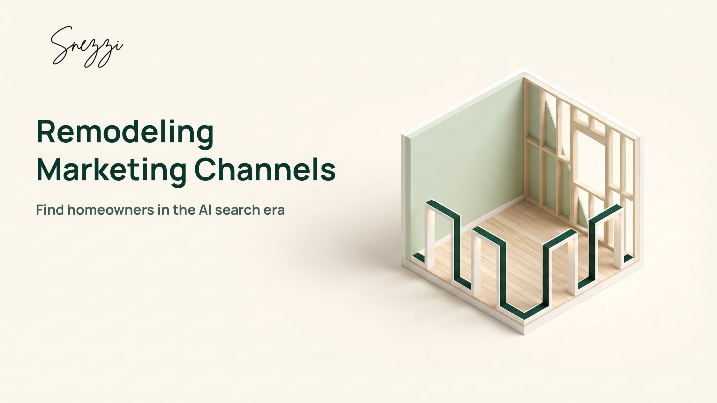 Remodeling Contractor Marketing Channels in the AI Search Era
