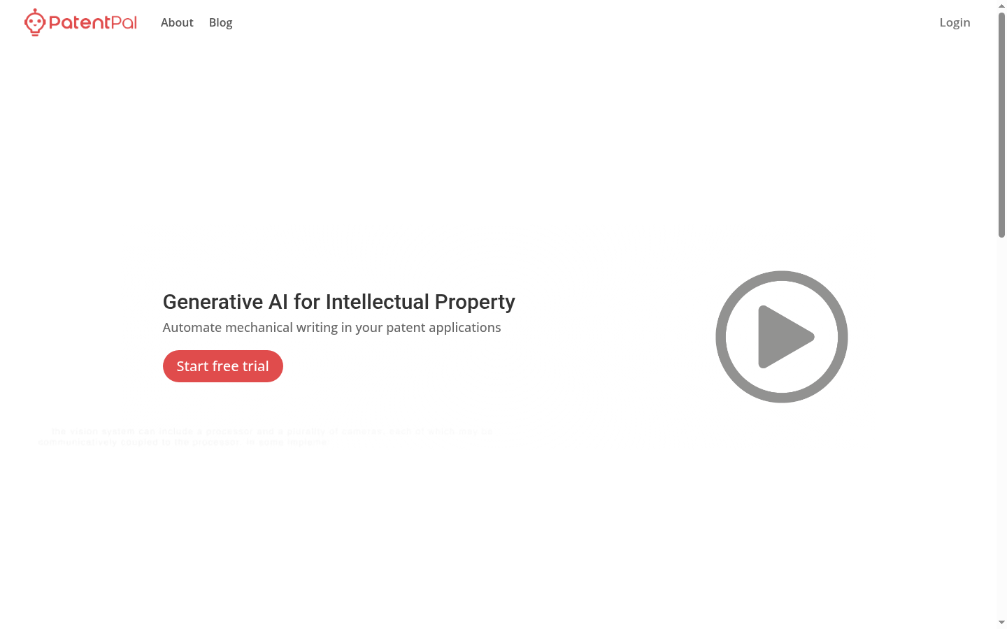 PatentPal website screenshot