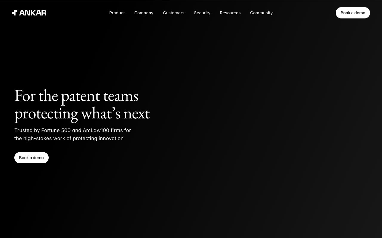 Ankar AI homepage