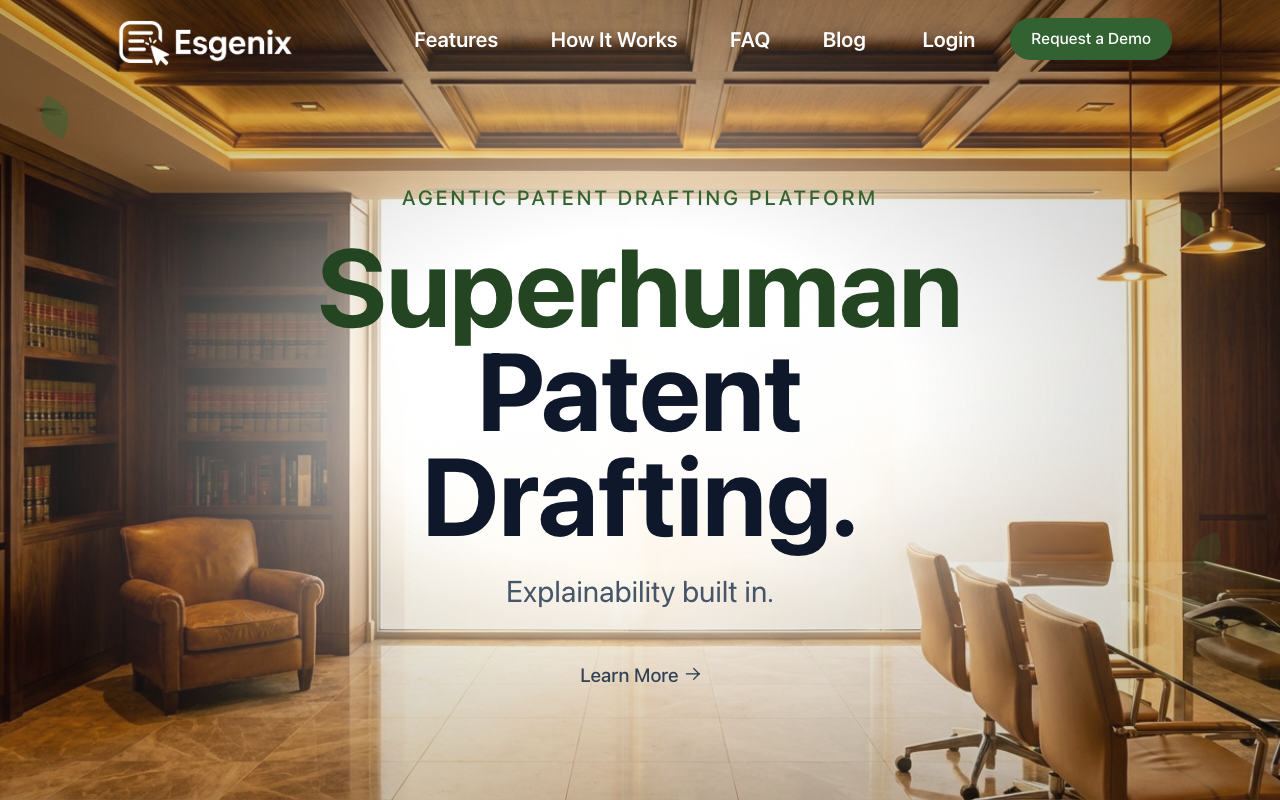 Esgenix homepage