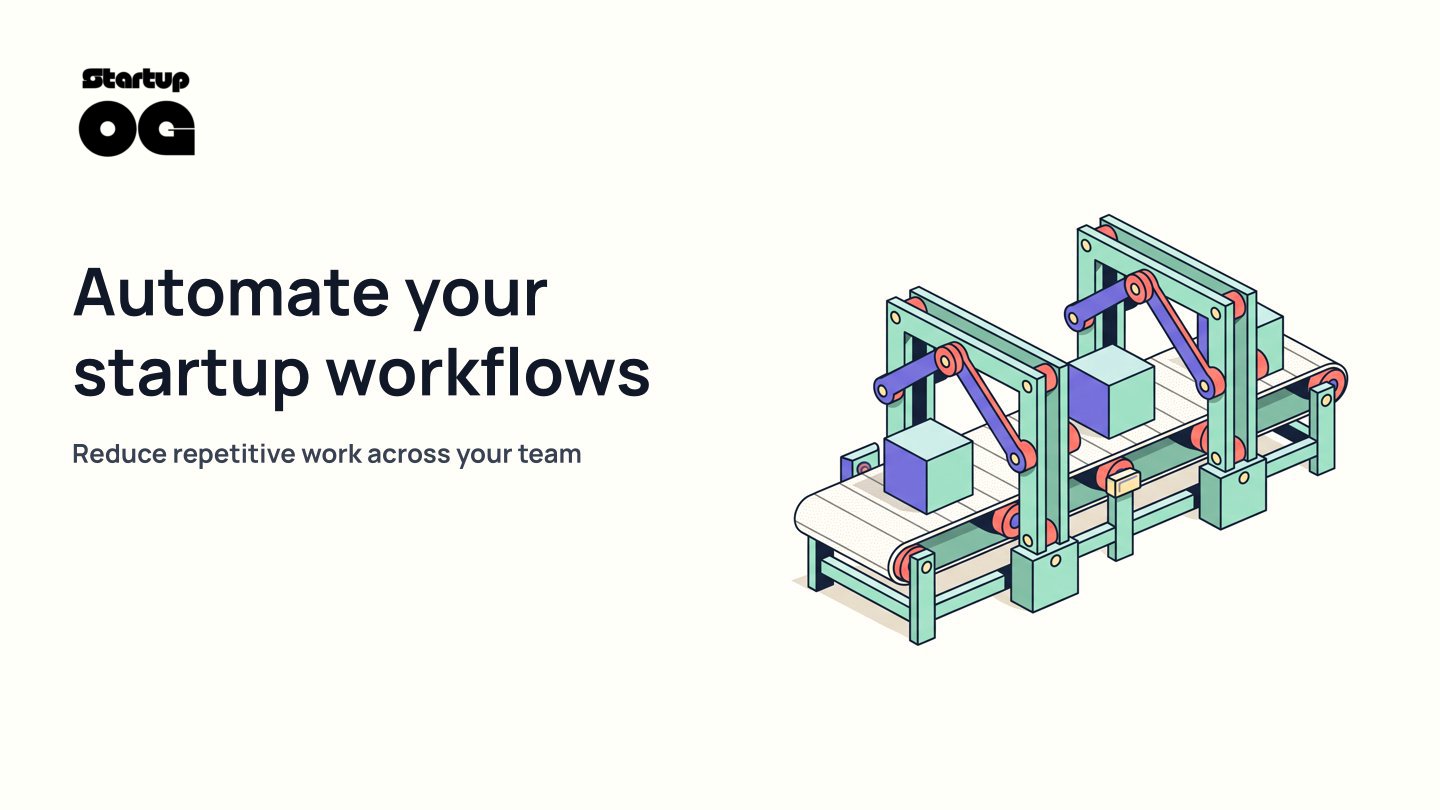 How to Automate Workflows for Startups to Save Time