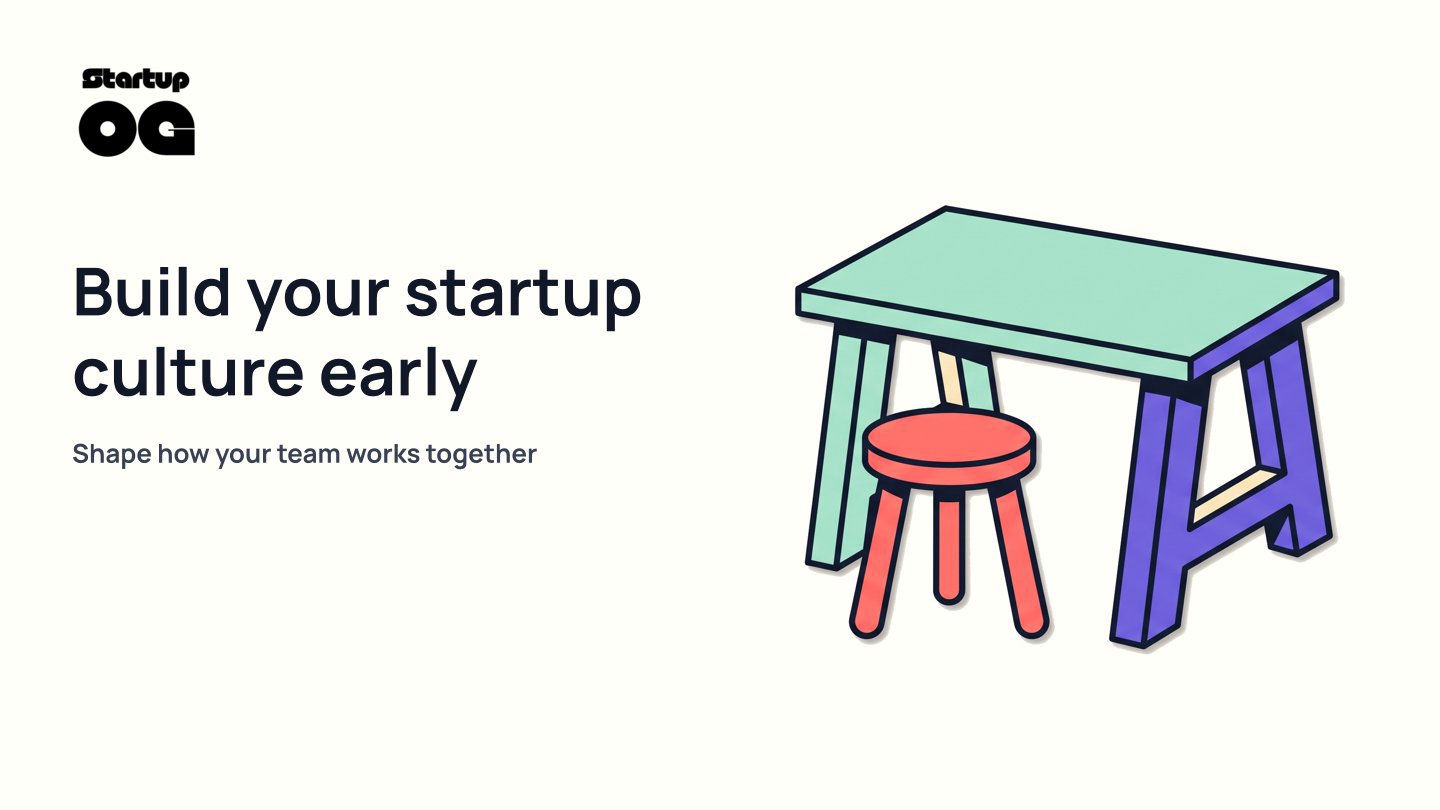 How to Build a Startup Culture from Day One in 7 steps