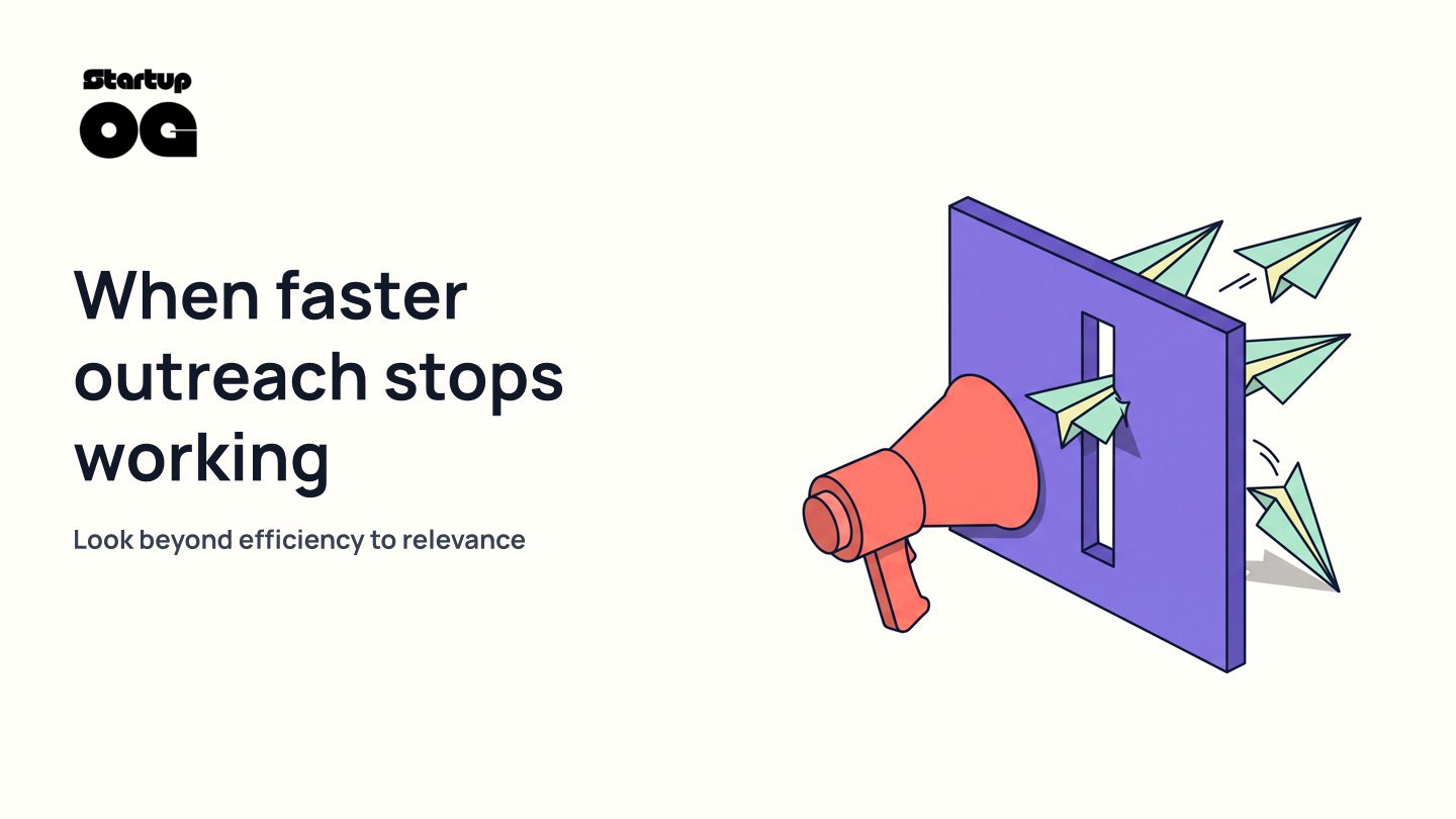 Your Outreach Got More Efficient. And Less Effective.