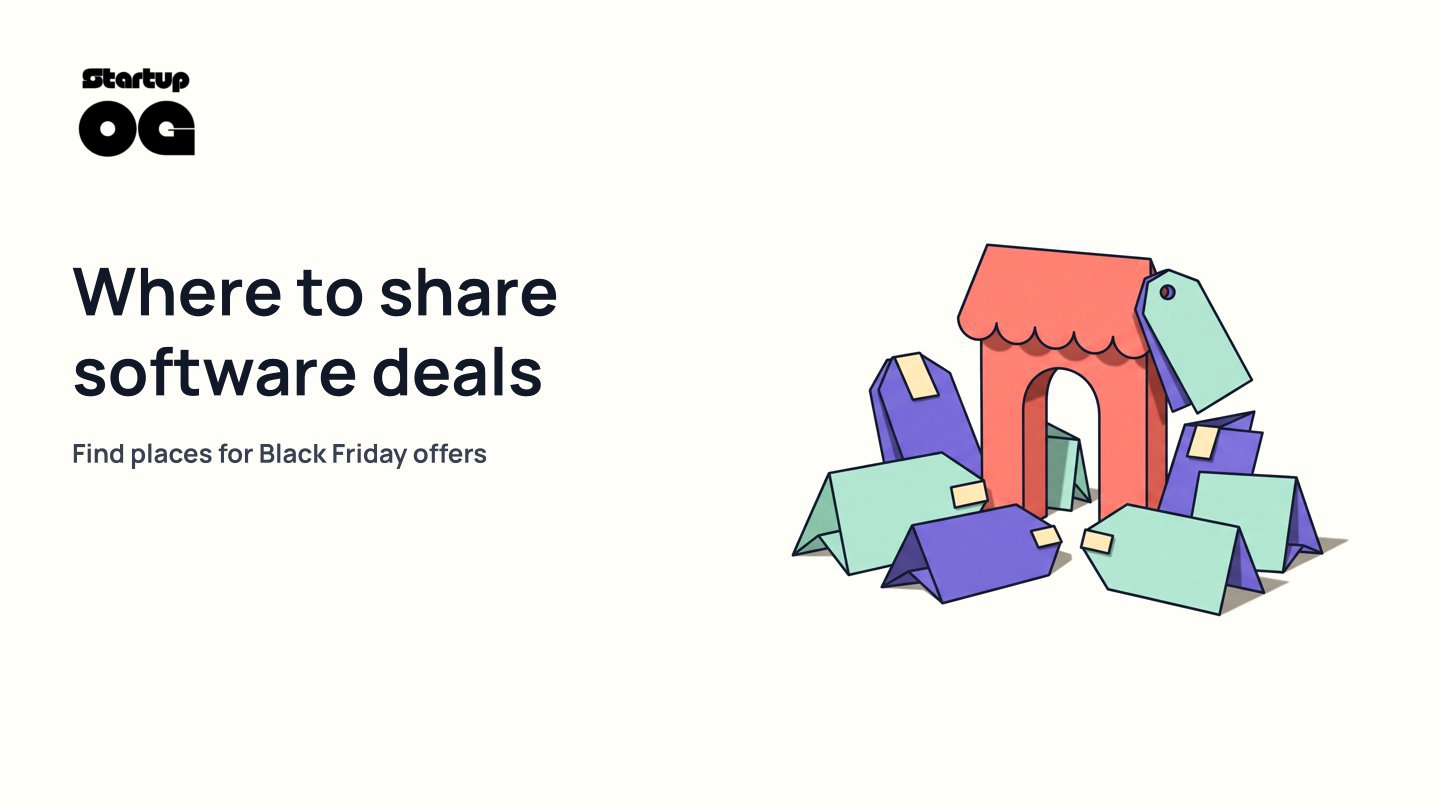 21 Best Places to Submit Your Black Friday Software Deals in 2024