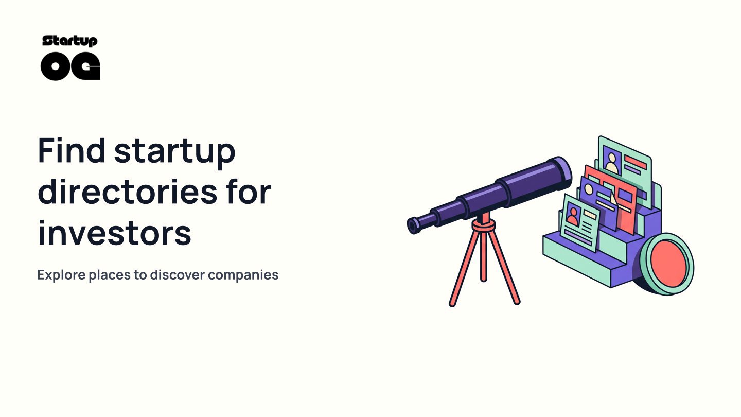 Best Startup Directories for VCs in 2026