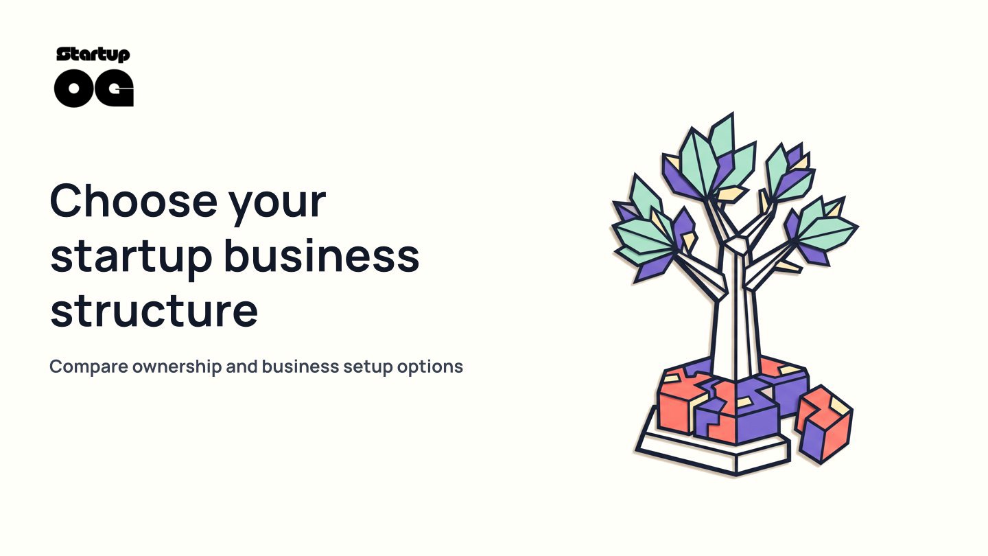 Startup Ownership: Choose Your Business Structure