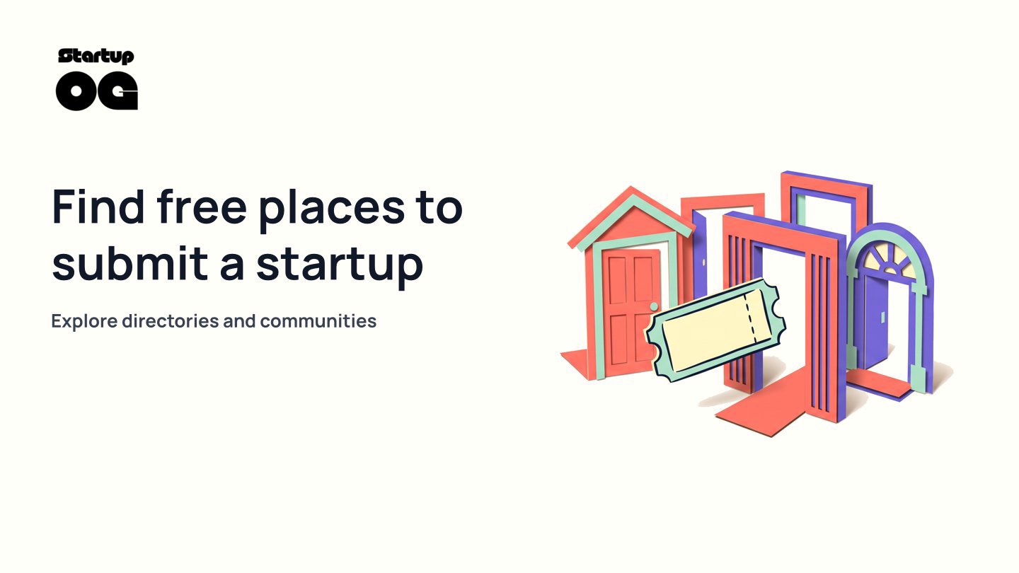 Free Startup Submission Sites: Directory + Community Playbook