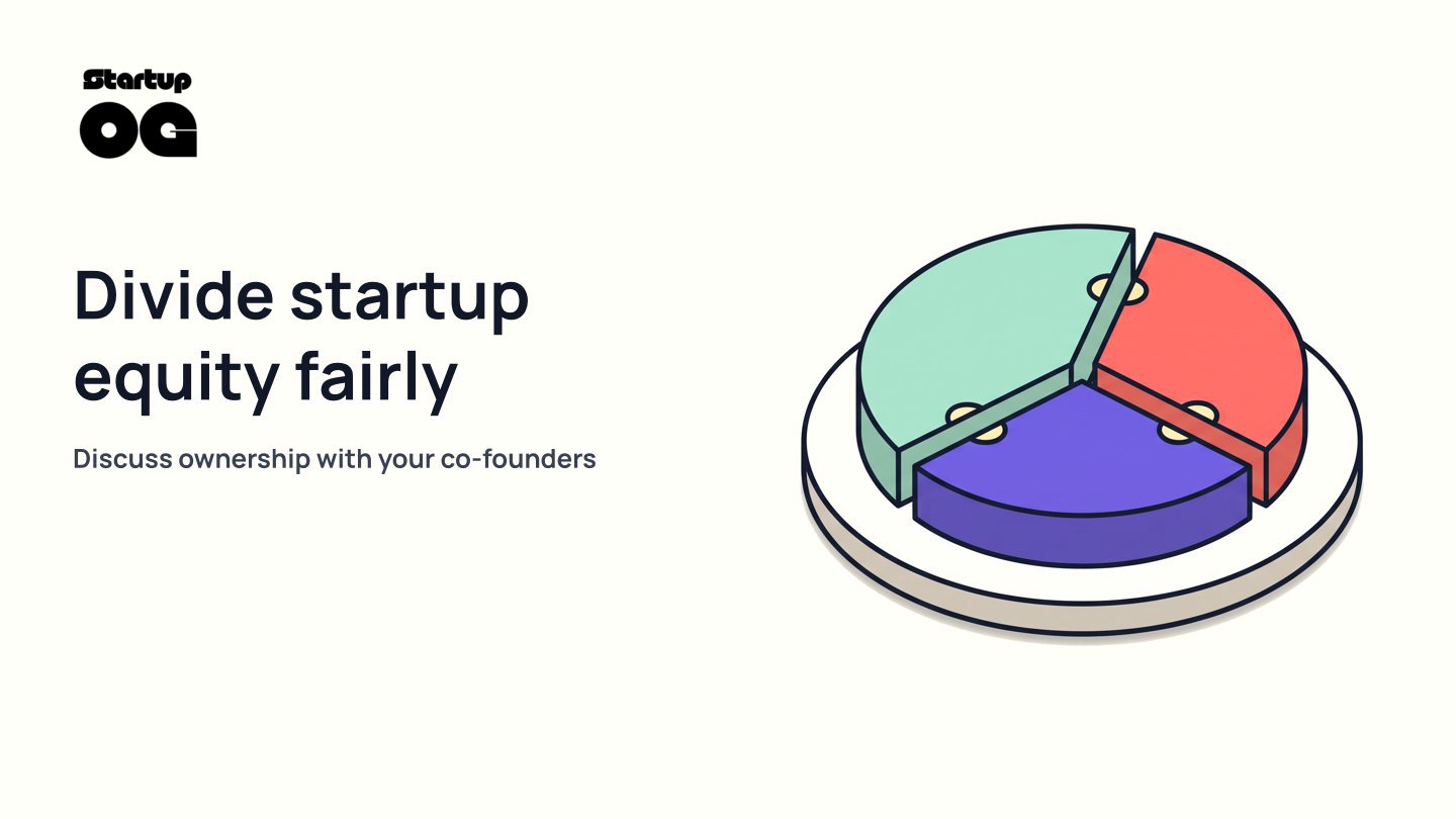 Startup Equity Split: How Co-Founders Divide Shares Fairly
