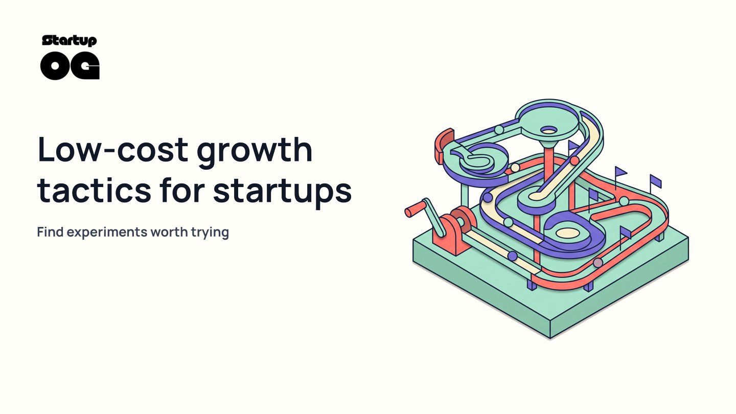 Startup Growth Hacking 2026: Low-Cost Tactics