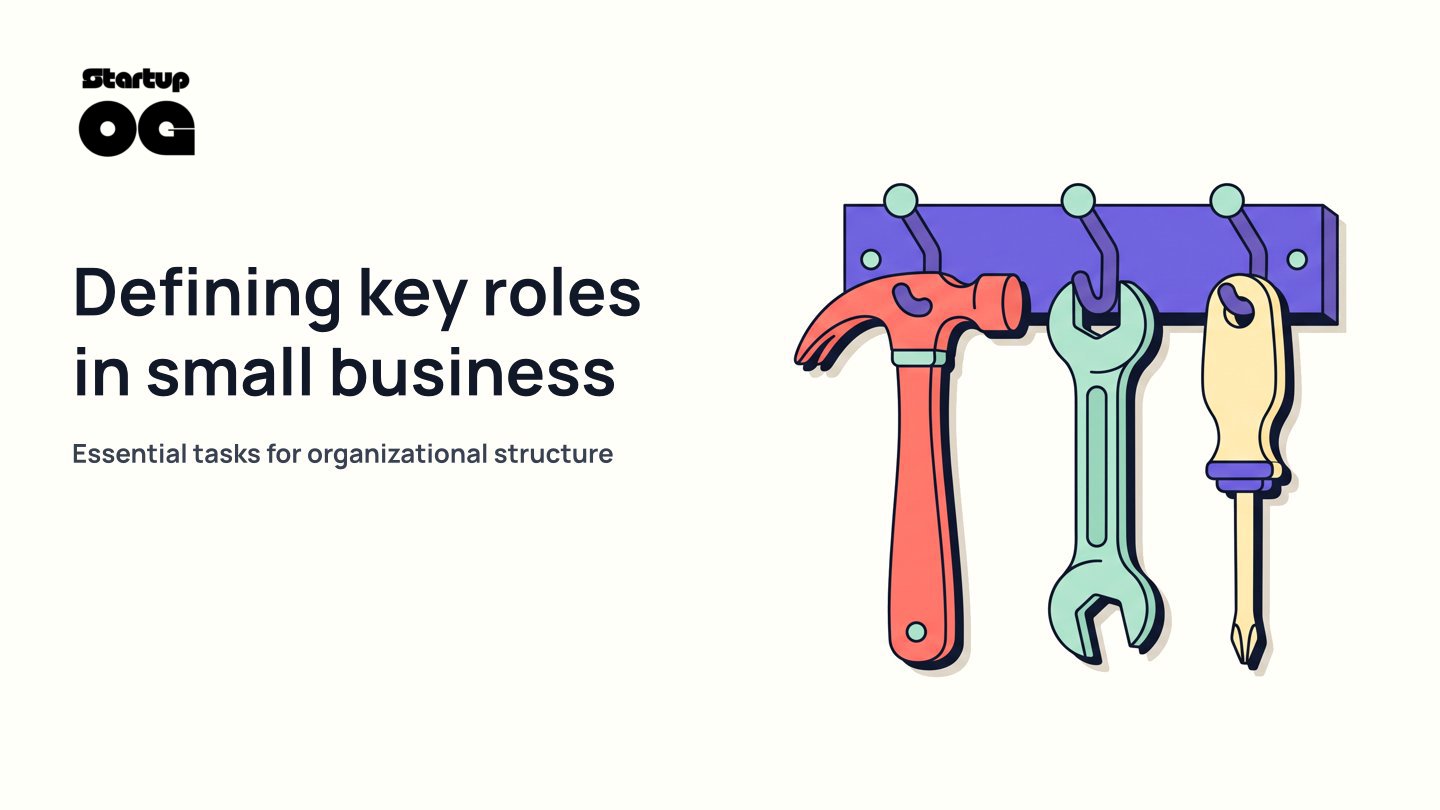Key Roles in Small Business Organization